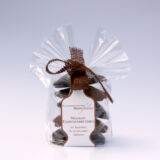 Nougat-Elisenlebkuchen<br />mit Zartbitter-und<br />Vollmilchkuvertüre