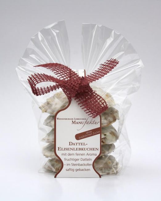 Dattel-Elisenlebkuchen<br />mit Zuckergussglasur