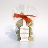 Sanddorn-Elisenlebkuchen<br />mit weißer Kuvertüre