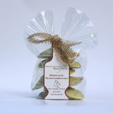 Haselnuss-Elisenlebkuchen<br />mit weißer Kuvertüre